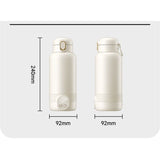 Portable Bottle Warmer for Travel, Fast Heating in for Breast Milk and Formula, with LED Display, Large Capacity, Baby Bottle Warmer with Temperature Control
