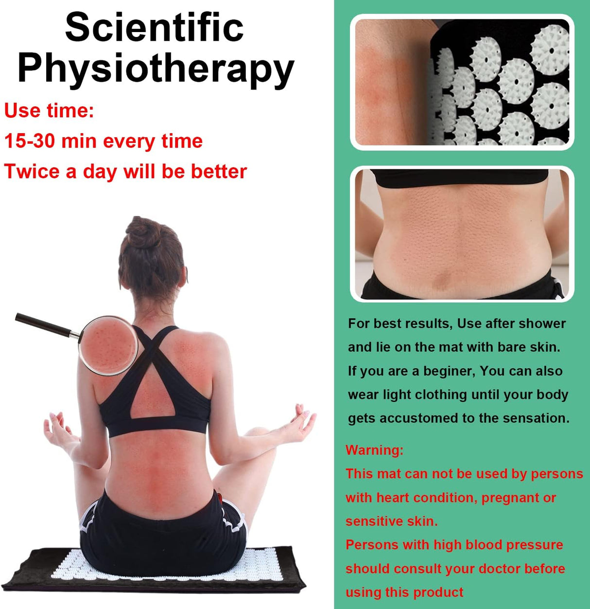 Acupressure Yoga Massage Mat