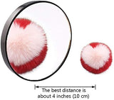 10X Magnifying Mirror and Eyebrow Tweezers Kit for Travel