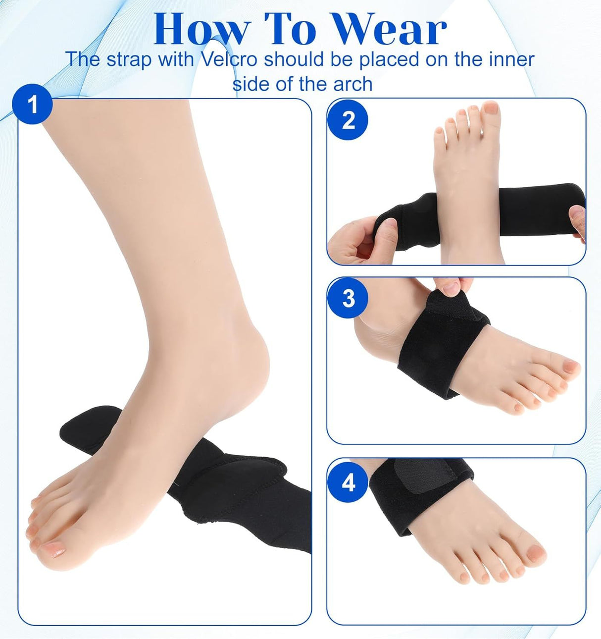 Plantar Fasciitis Arch Support Pads
