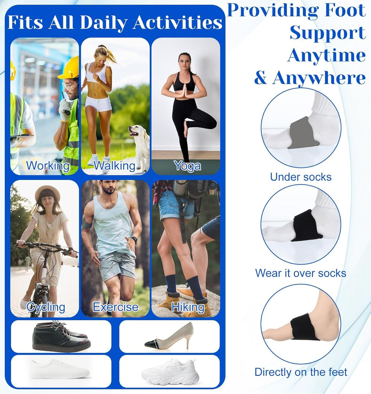Plantar Fasciitis Arch Support Pads