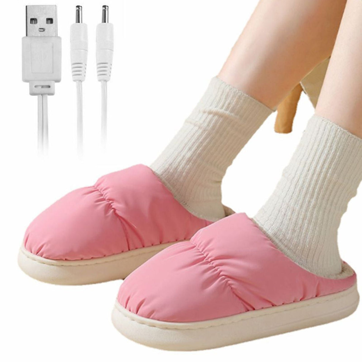 Rechargeable Heated Cloud Slippers