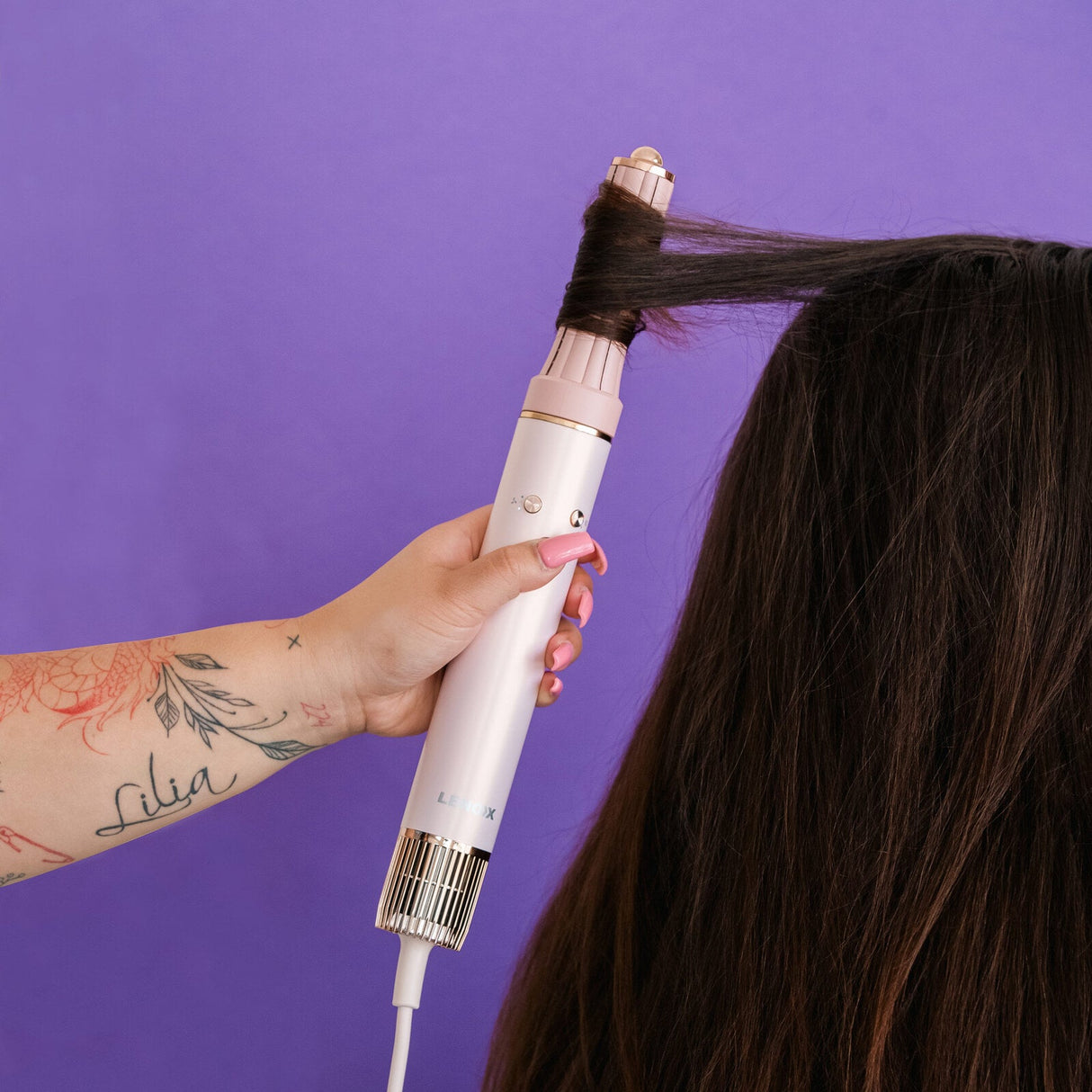 5-In-1 Professional Hair Styler, Straightening Brush, Curler & Dryer