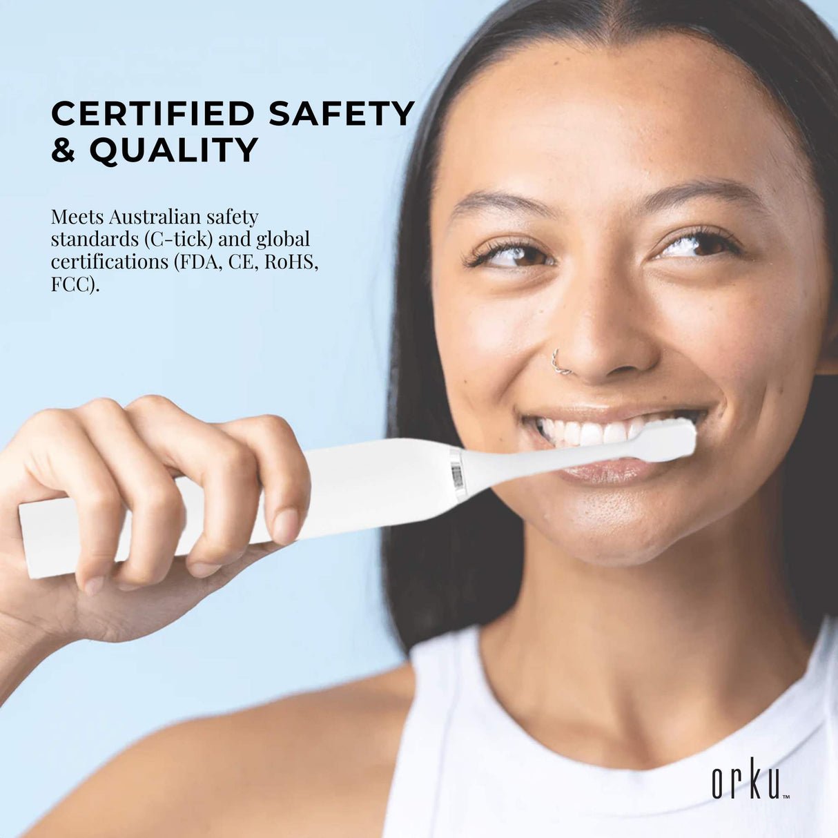 Sonic Electric Toothbrush White with Travel Case