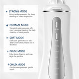 Portable Oral Irrigator - Rechargeable Water Dental Flosser Teeth Cleaner
