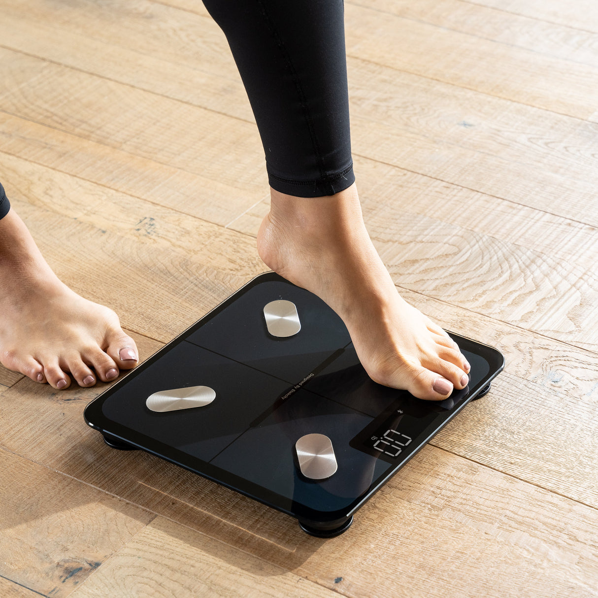 Jade Yoga Harmony Mat - Jade Green & Etekcity Scale for Body Weight and Fat Percentage - Bundle