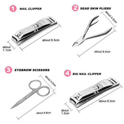 Professional 12-Piece Manicure and Pedicure Set