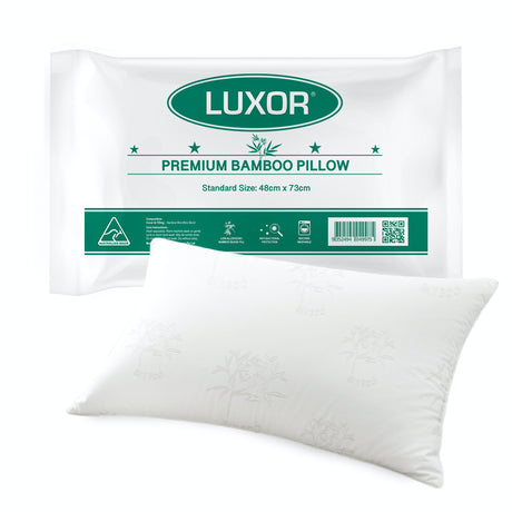 Luxor Bamboo Cooling Pillow - Silk Rolla