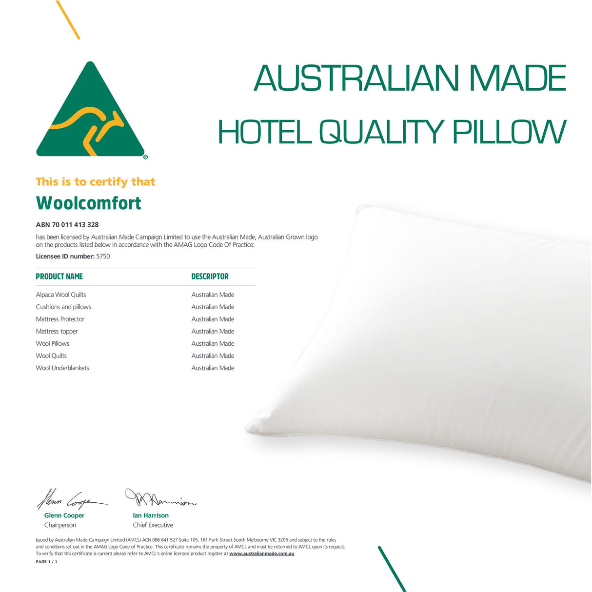 Luxor Premium Hotel Quality Pillow