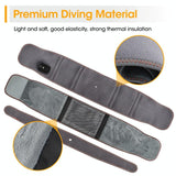 Heated Lumbar Massage Belt - Adjustable Back Wrap for Lower Back Pain Relief & Muscle Support