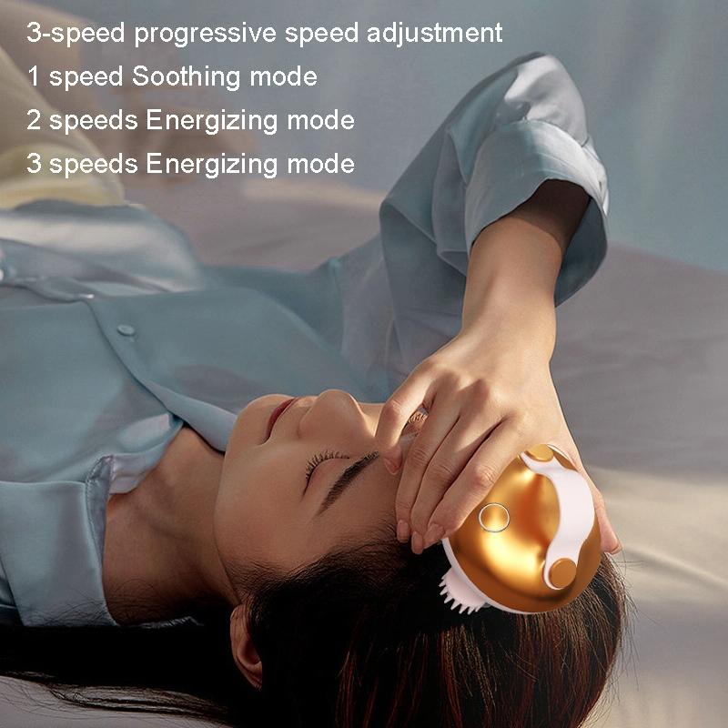 Wireless Smart Head Massager - Deep Scalp Kneading for Stress Relief & Relaxation