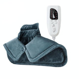 Electric Heated Neck & Back Shawl - Soft Warming Wrap for Pain Relief & Muscle Relaxation