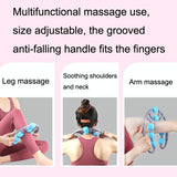 8-Roller Yoga Massage Ring - Leg, Neck & Shoulder Muscle Relief Roller for Fitness & Recovery