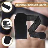 Adjustable Shoulder Support Brace with Compression Wrap