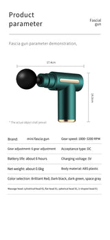 Compact Deep Tissue Massage Gun