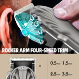 Professional Cordless Hair Clipper with LED Display