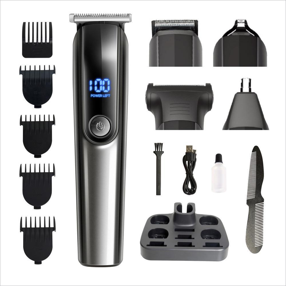 Rechargeable Waterproof Hair Clipper & Grooming Kit