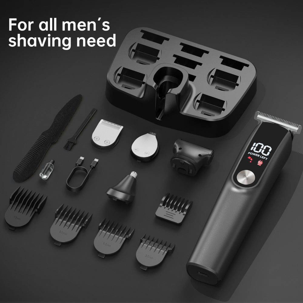 Rechargeable Waterproof Hair Clipper & Grooming Kit