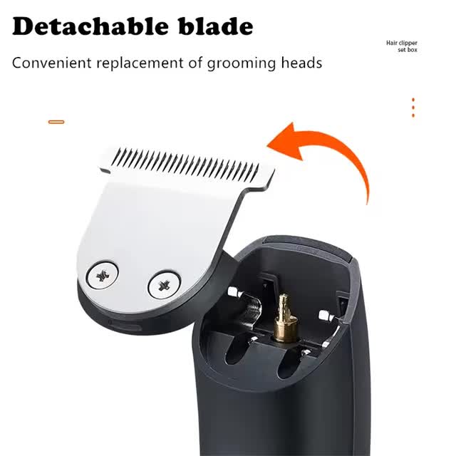 Rechargeable Waterproof Hair Clipper & Grooming Kit