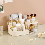 Cosmetics Storage Box - Multi-Compartment Makeup Organiser