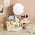 Cosmetics Oragniser for Makeup with LED Mirror - Silk Rolla
