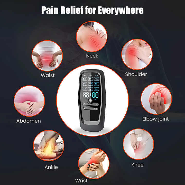 Dual EMS and TENS Massage Device