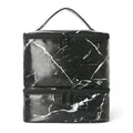 Large Cosmetic Bag | Portable Nail Polish Storage Case with Adjustable Dividers - Silk Rolla