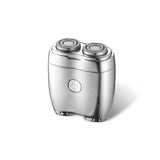 Portable Dual-Head Electric Shaver - Compact Rechargeable Razor for Men
