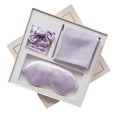 Luxury Satin Sleep Set – Pillowcase, Eye Mask & Scrunchies 4-Piece Set - Silk Rolla