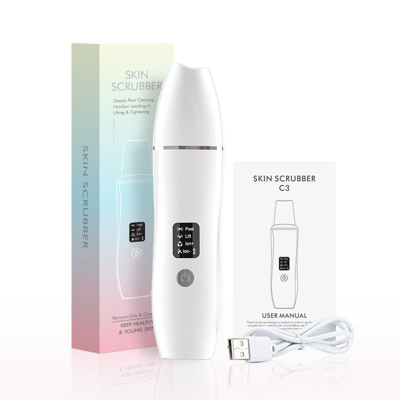 Ultrasonic Skin Scrubber - Deep Pore Cleansing Facial Exfoliator