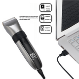 Cordless Electric Hair Clipper with LED Display