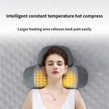 Electric Cervical Neck Massage Pillow with Memory Foam Support