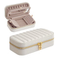 Portable Travel Jewellery Box with Mirror - Silk Rolla