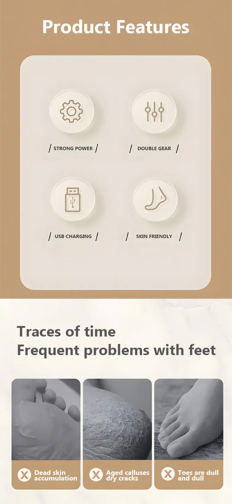 Rechargeable Foot Callus Remover