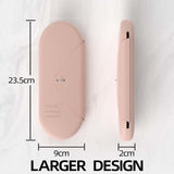 2-Piece Silicone Makeup Brush Case