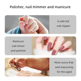 Multi-Function Electric Nail File with LED Light