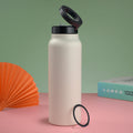 Stainless Steel Insulated Water Bottle with Integrated Magnetic Phone Stand - Silk Rolla