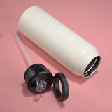 Stainless Steel Insulated Water Bottle with Integrated Magnetic Phone Stand