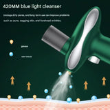Portable Nano Facial Steamer & Oxygen Sprayer with Red/Blue Light Therapy