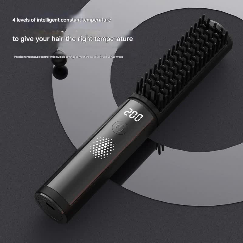 Cordless Hair Straightener Brush