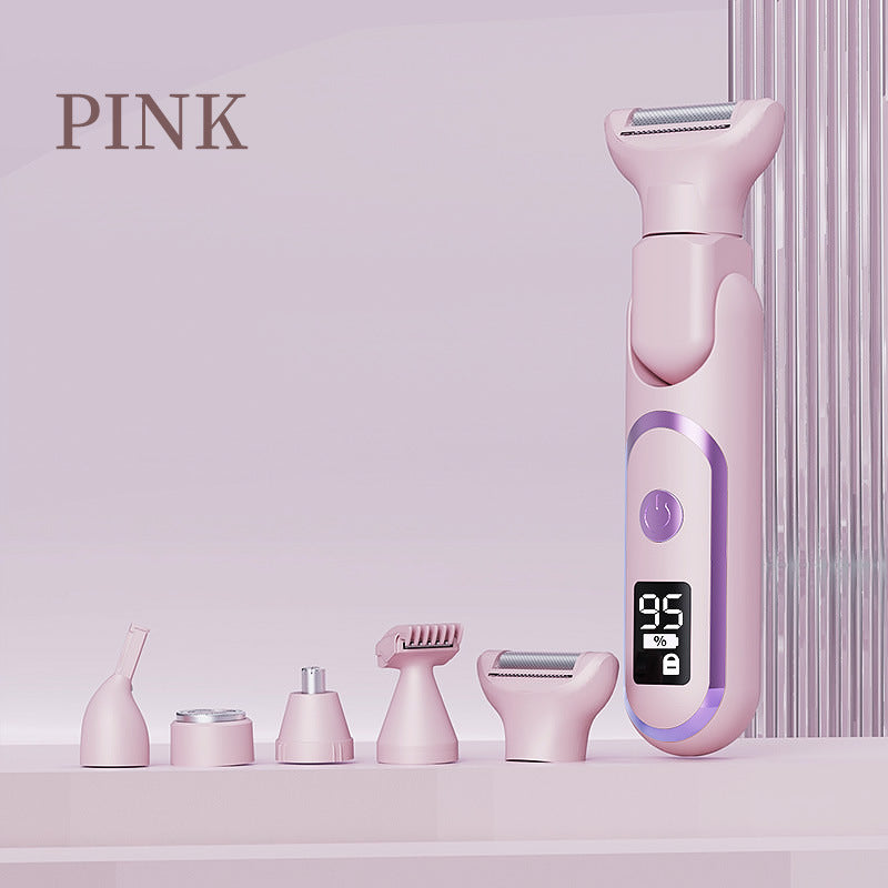 5-in-1 Electric Shaver & Grooming Kit with LED Display