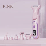 5-in-1 Electric Shaver & Grooming Kit with LED Display
