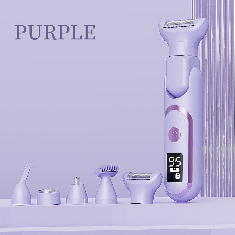 5-in-1 Electric Shaver & Grooming Kit with LED Display