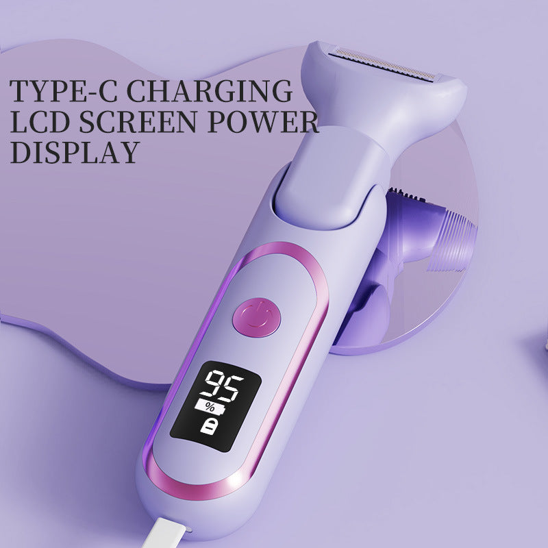 5-in-1 Electric Shaver & Grooming Kit with LED Display