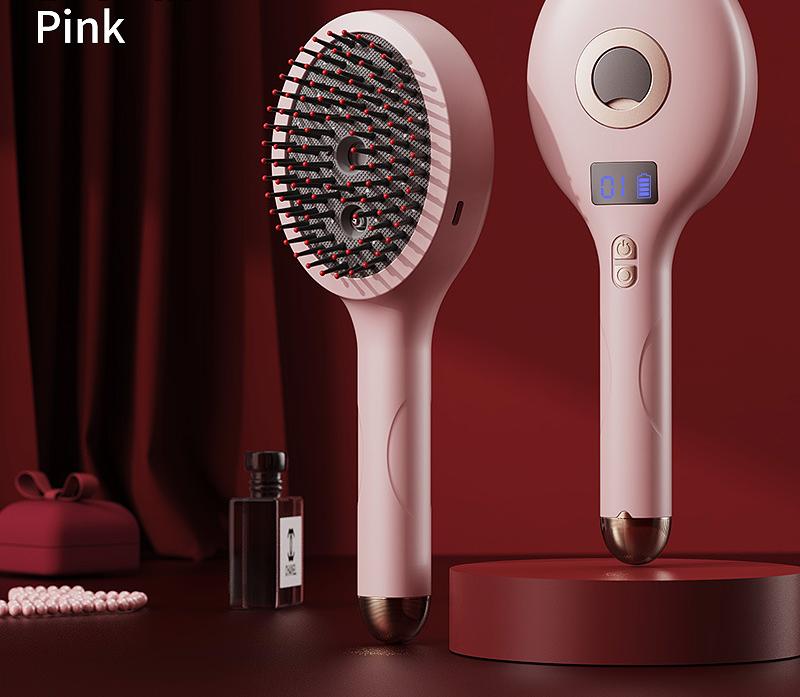 4-in-1 Scalp Massage Brush - Red Light Therapy, Nano Steam & Vibration