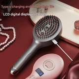 4-in-1 Scalp Massage Brush - Red Light Therapy, Nano Steam & Vibration