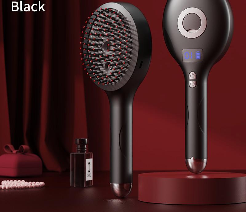 4-in-1 Scalp Massage Brush - Red Light Therapy, Nano Steam & Vibration