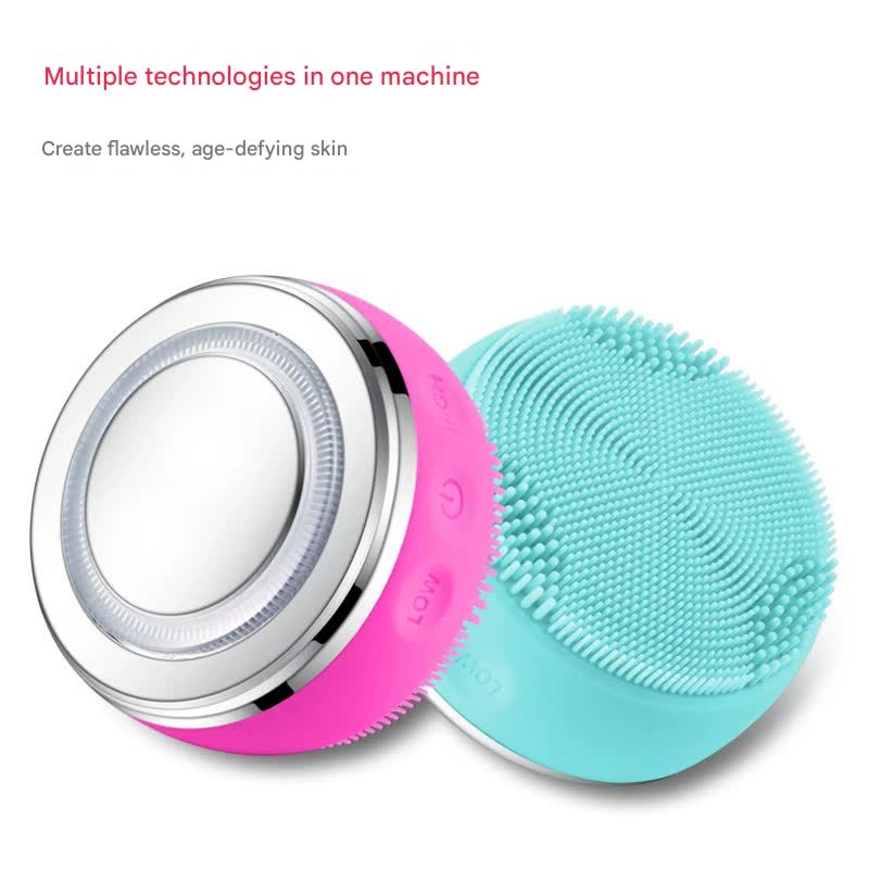 Multi-Spectrum Sonic Facial Cleansing and Massage Device with Heat, Vibration & EMS