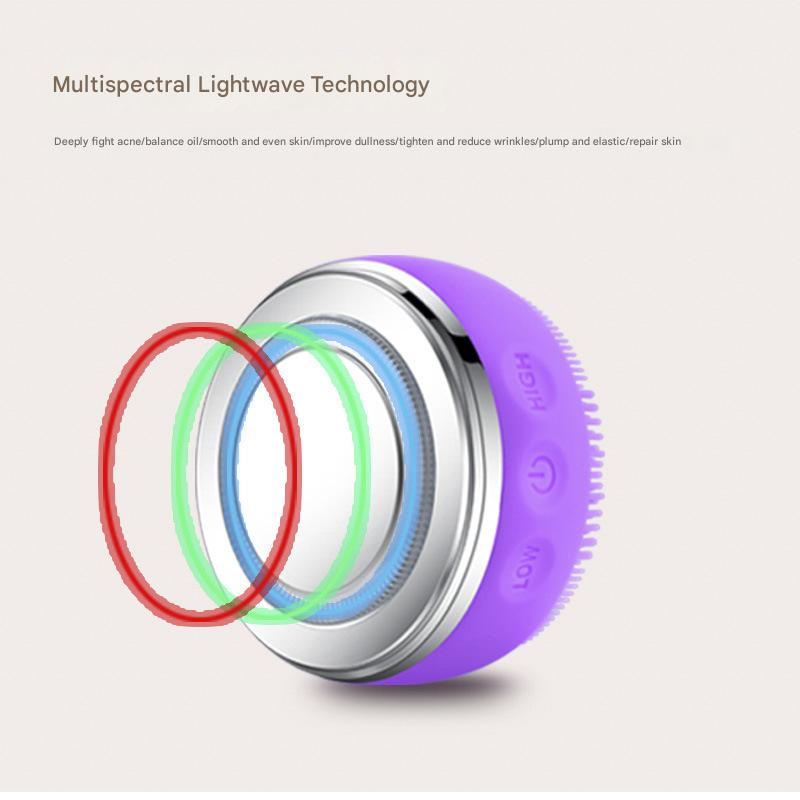 Multi-Spectrum Sonic Facial Cleansing and Massage Device with Heat, Vibration & EMS