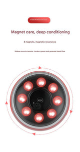 Smart Electric Cupping & Gua Sha Massager with Red Light Therapy & Magnetic Stones